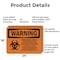 Signmission Biohazard Level II This Laboratory With Symbol OSHA Warning Sign, Aluminum, 24in W x 18in L, 2PK OS-2PACK-WS-A-1824-L-11985 - alternate 4